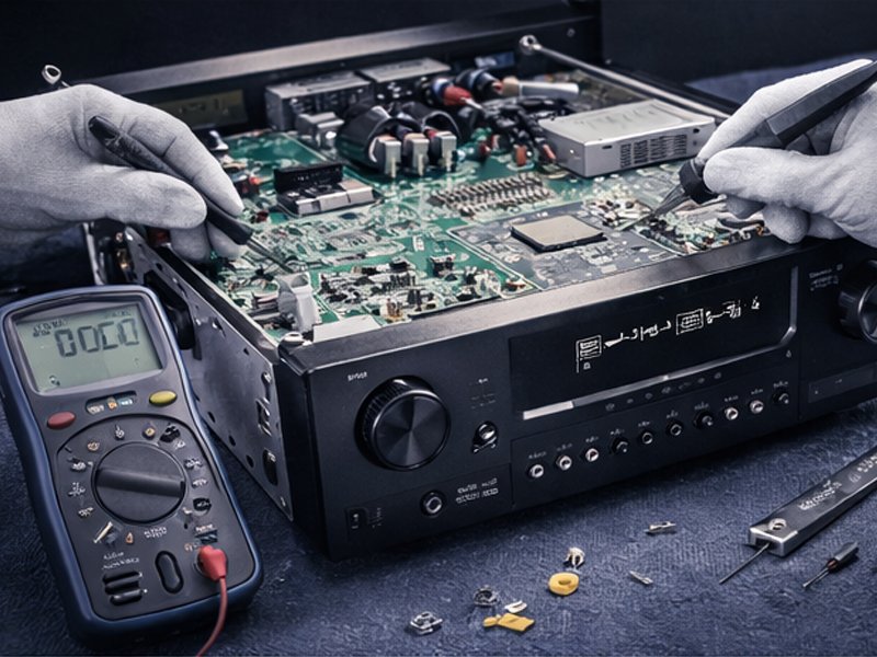 AV Receiver component repair service in Coimbatore