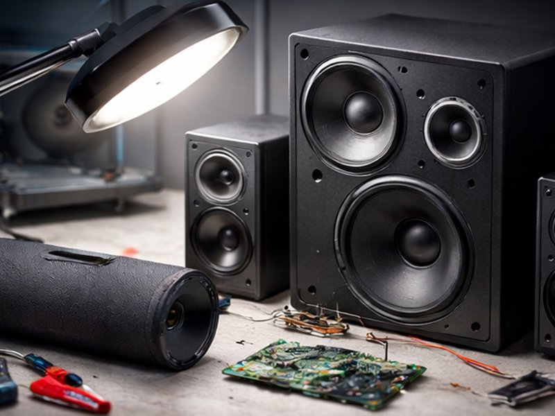Multimedia speakers component repair service in Coimbatore